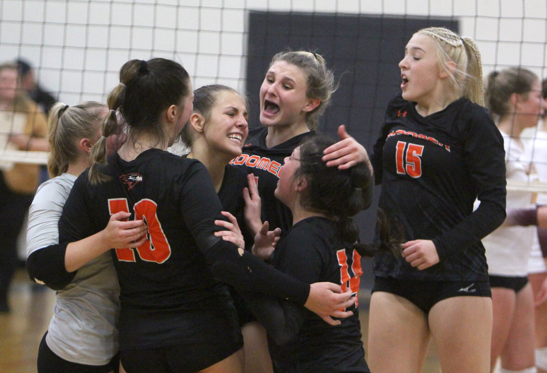 Barron at Bloomer volleyball 10-27-22